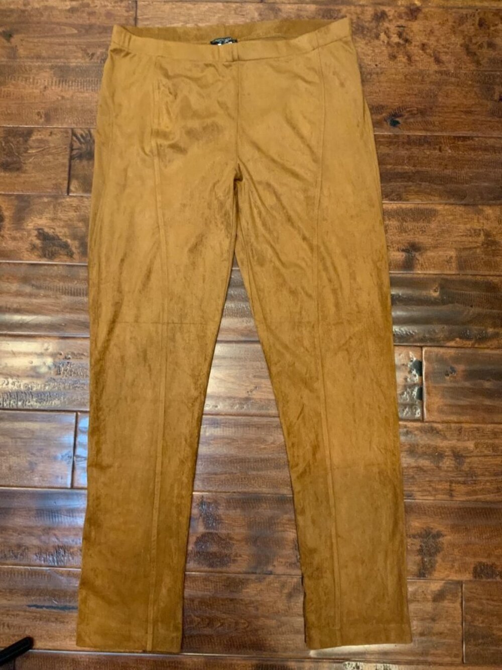 Alberto Makali New York Brown Soft Faux Suede Pants, Size XL